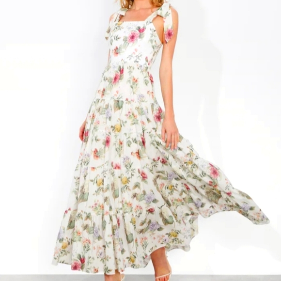 ALICE & OLIVIA Floral Maxi Dress - Picture 1 of 6
